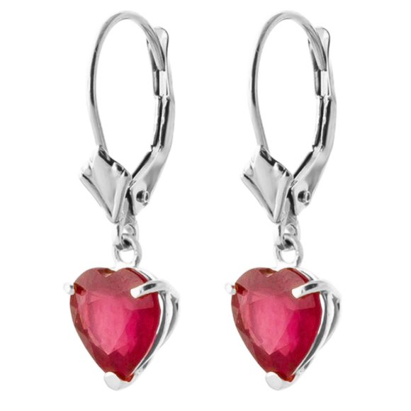 Galaxy Gold Products Jewelry - 14k Gold Earring with Rubies